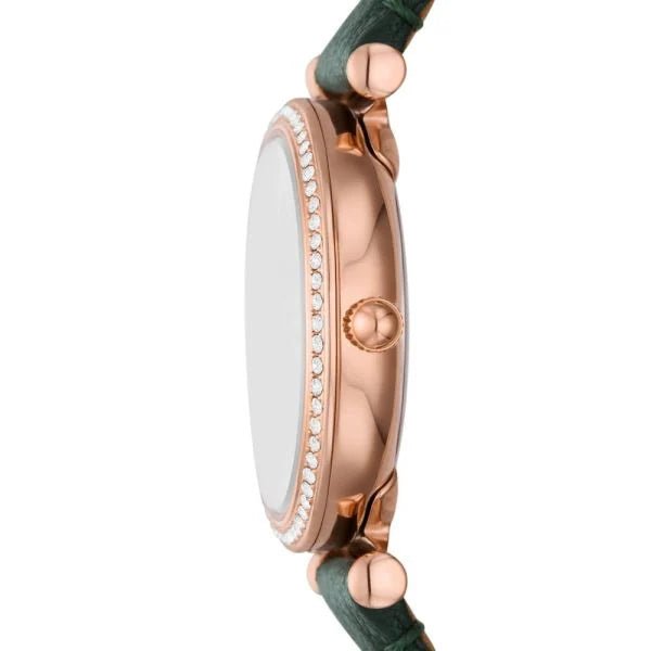 Fossil Carlie Three - Hand Rose Gold - Tone Stainless Steel Women's Watch | ES5370 | TIME Watches