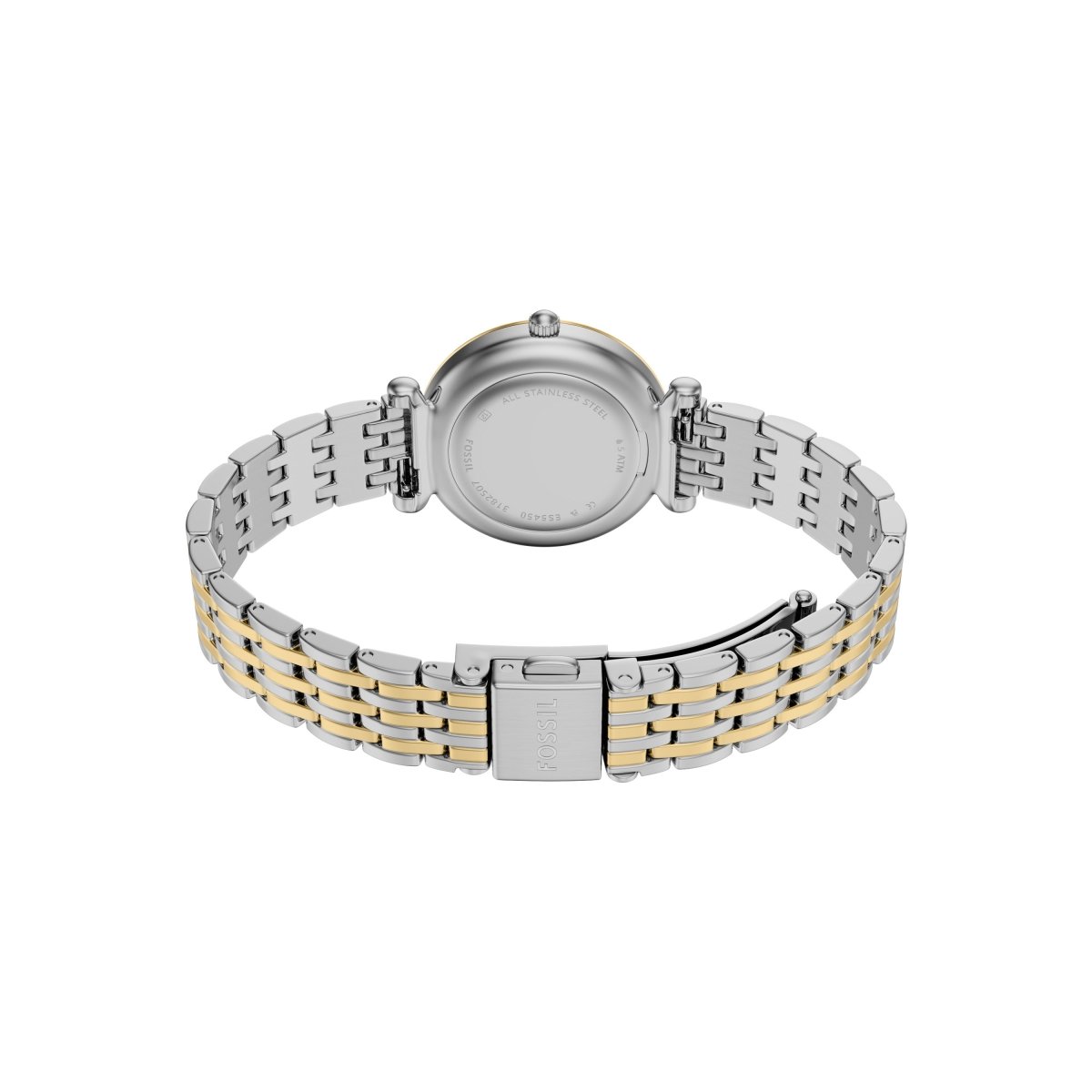 Fossil Carlie Three Hand Two Tone Stainless Steel Women's Watch Giftset | ES5450SET | TIME Watches