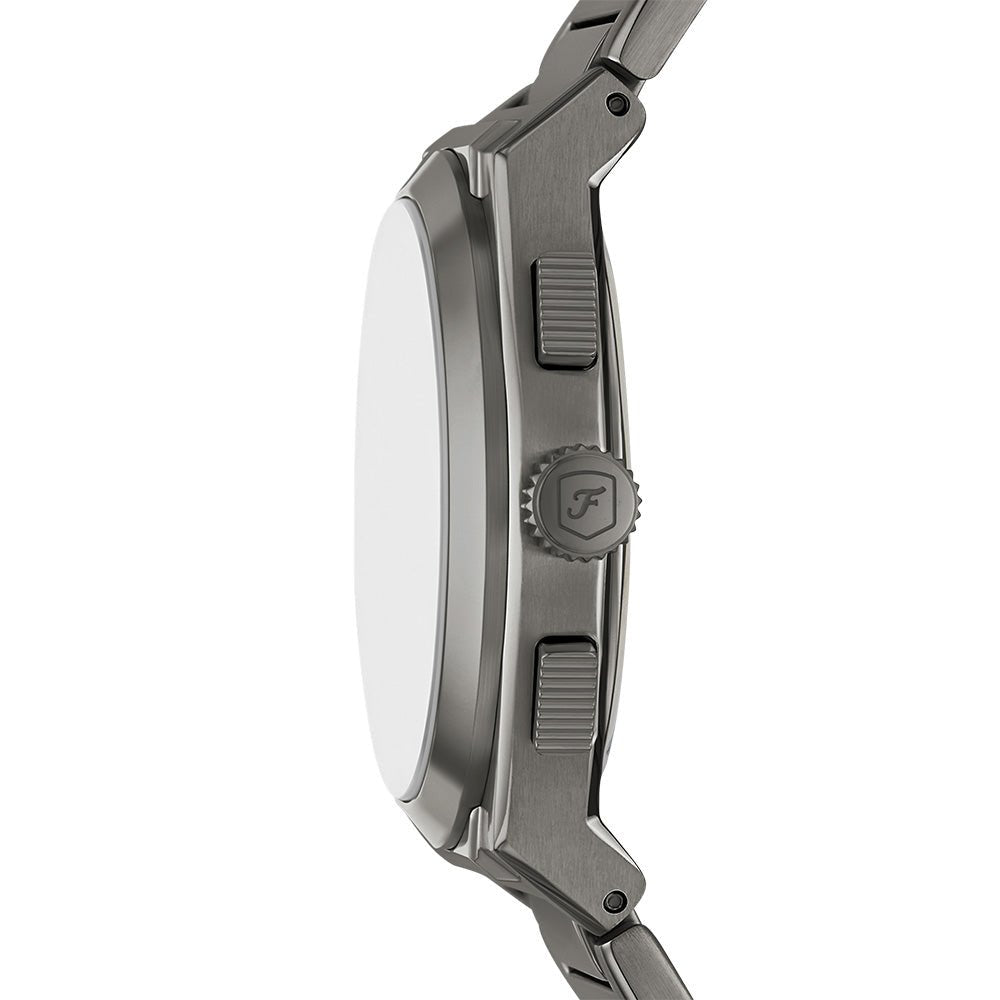 Fossil Everett Gray Dial and Gunmetal Steel Bracelet 44mm Men's Watch | FS6107 | TIME Watches