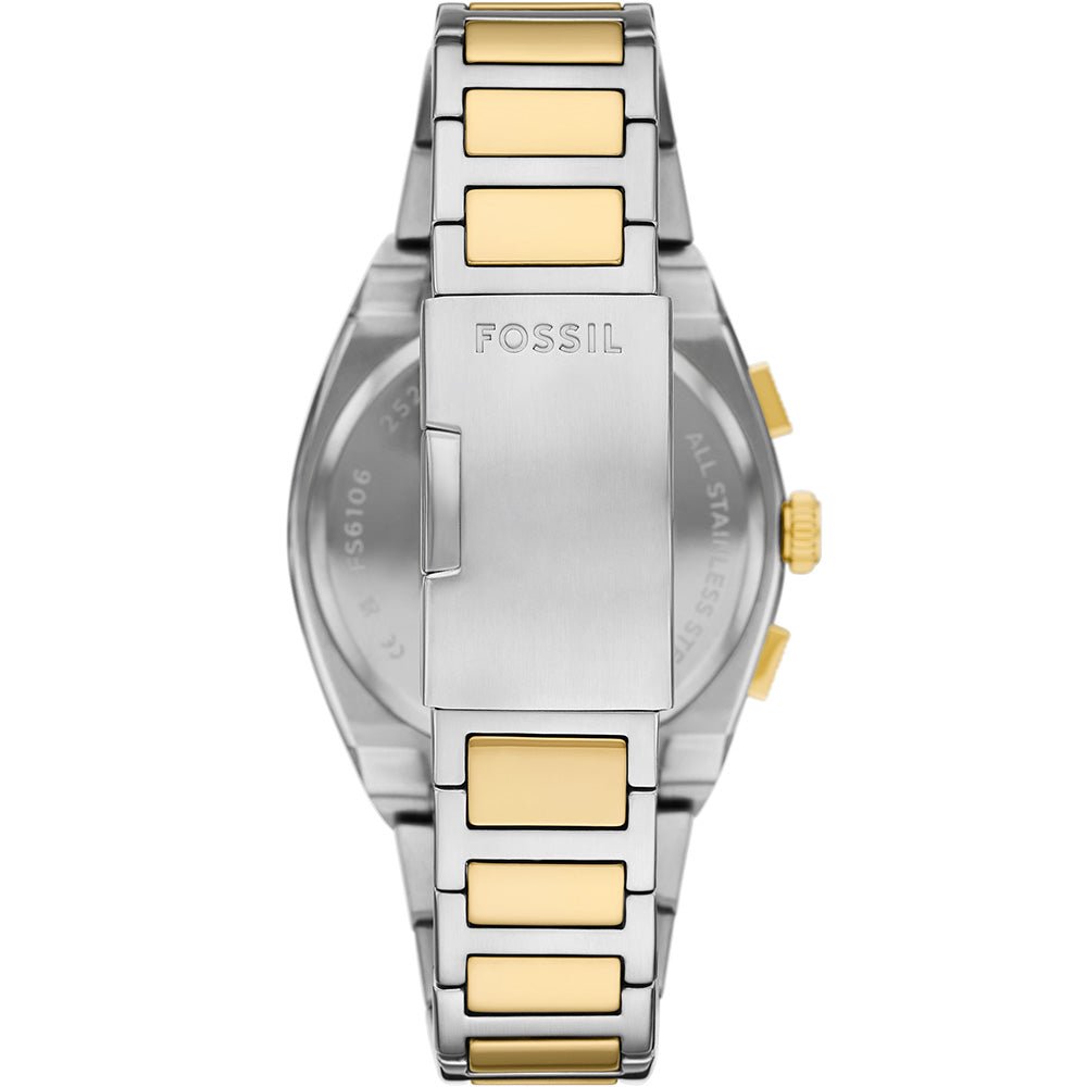 Fossil Everett Green Dial and Gold Steel Bracelet 44mm Men's Watch | FS6106 | TIME Watches