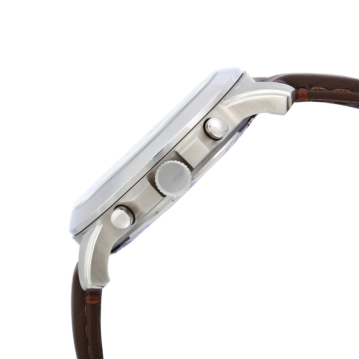 Fossil Grant White Dial and Brown Leather 44mm Men's Watch | FS4735 | TIME Watches