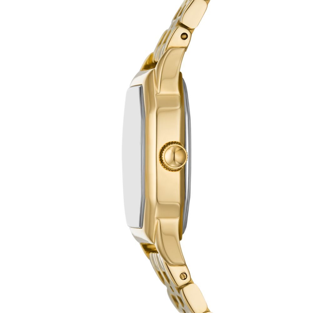 Fossil Harlow Three - Hand, Gold - Tone Stainless Steel Women's Watch | ES5361 | Time Watch Specialists