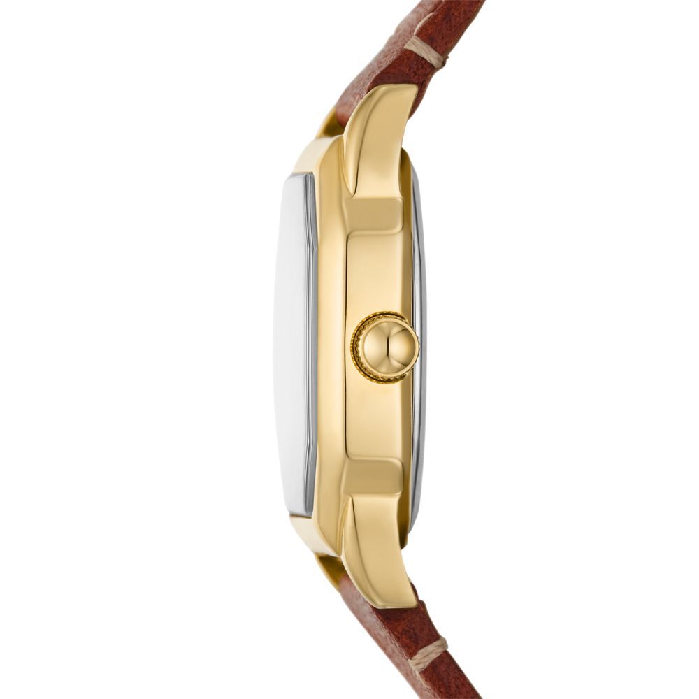 Fossil Harlow Three - Hand, Gold - Tone Stainless Steel Women's Watch | ES5364 | Time Watch Specialists