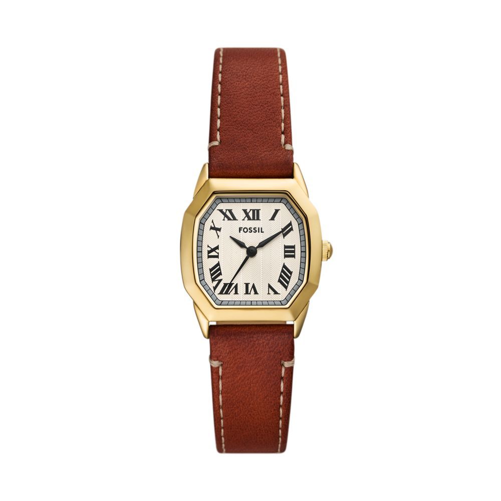 Fossil Harlow Three - Hand, Gold - Tone Stainless Steel Women's Watch | ES5364 | Time Watch Specialists