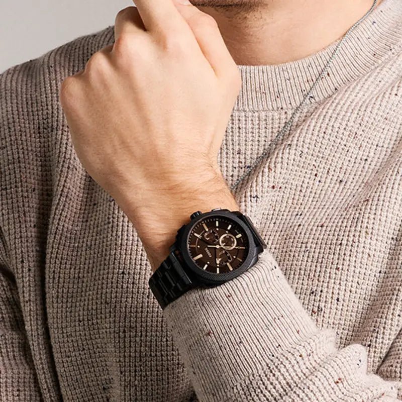 Fossil Machine Black Men’s Watch | FS6097 | Time Watch Specialists