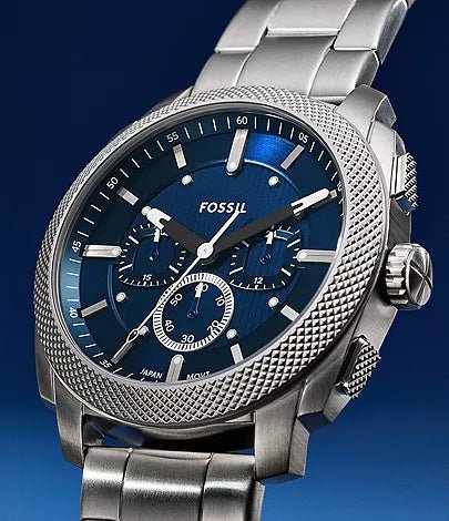 Fossil Machine Blue Chronograph Men's Watch | FS6096 | TIME Watches