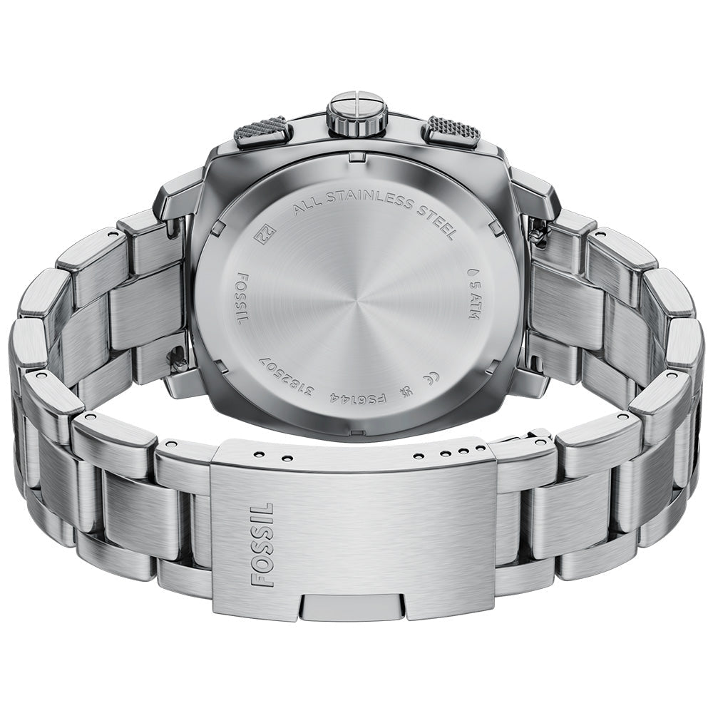 Fossil Machine Brown Dial and Steel Bracelet 44mm Men's Watch | FS6144 | TIME Watches