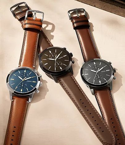 Fossil Neutra Chrono Black Men's Watch | FS5452 | TIME Watches