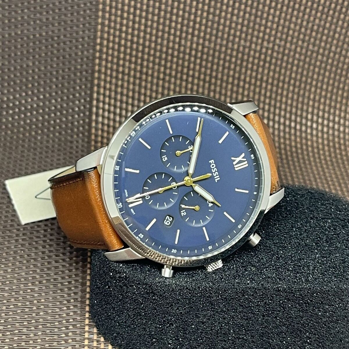 Fossil Neutra Chronograph Brown Leather Men's Watch | FS5453 | Time Watch Specialists