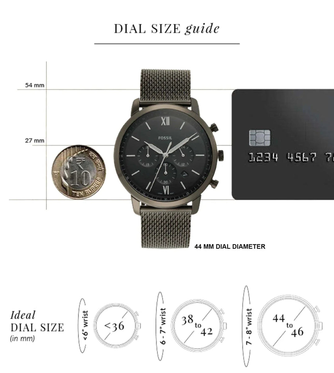 Fossil Neutra Chronograph Men’s Watch | FS5699 | Time Watch Specialists