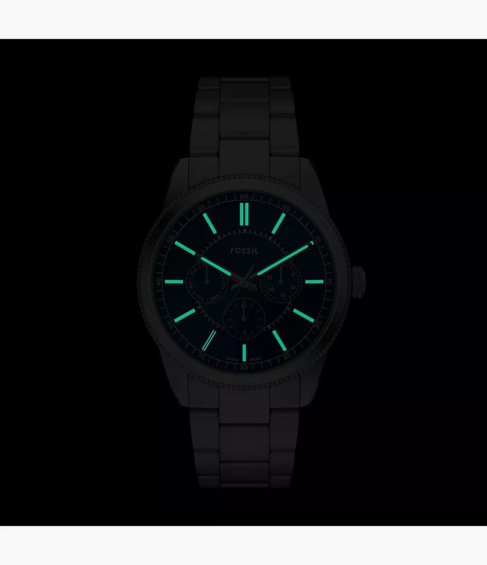 Fossil Pearson Blue Dial and Steel Bracelet 42mm Men's Watch | FS6134 | TIME Watches