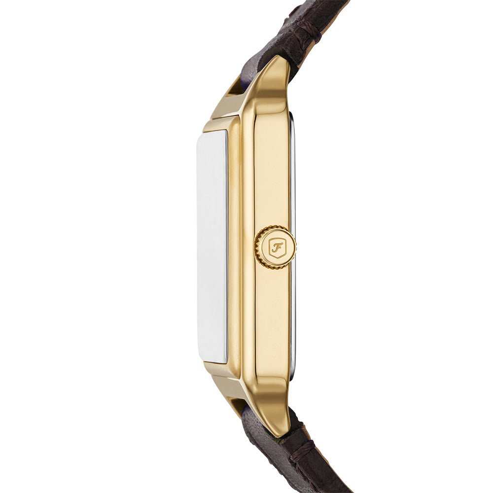 Fossil Raquel Brown Dial and Brown Leather Strap 23mm Women's Watch | ES5367 | TIME Watches