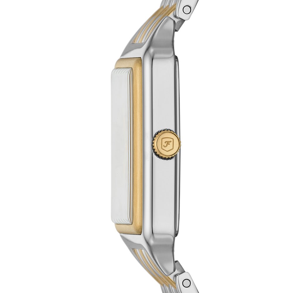 Fossil Raquel Silver Dial and Gold Steel Bracelet 23mm Women's Watch | ES5368 | TIME Watches