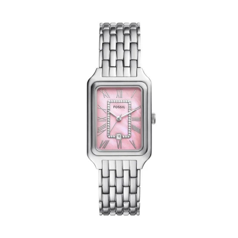 Fossil Raquel Three - Hand Date Stainless Steel Women's Watch | ES5401 | Time Watch Specialists