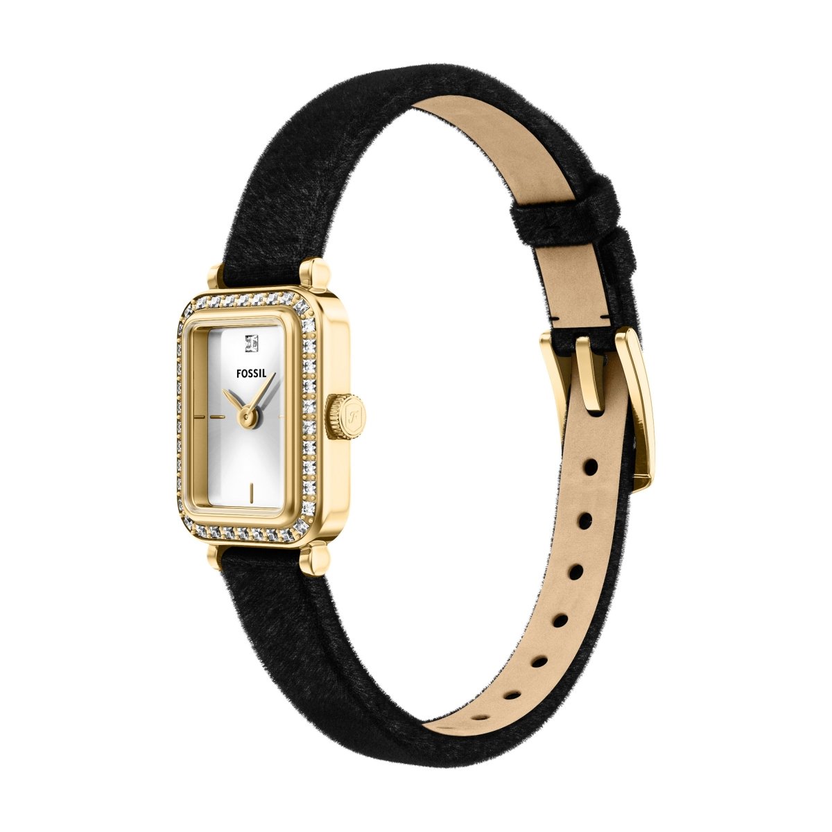 Fossil Raquel Two Hand Black Velvet Women's Watch | ES5437 | TIME Watches