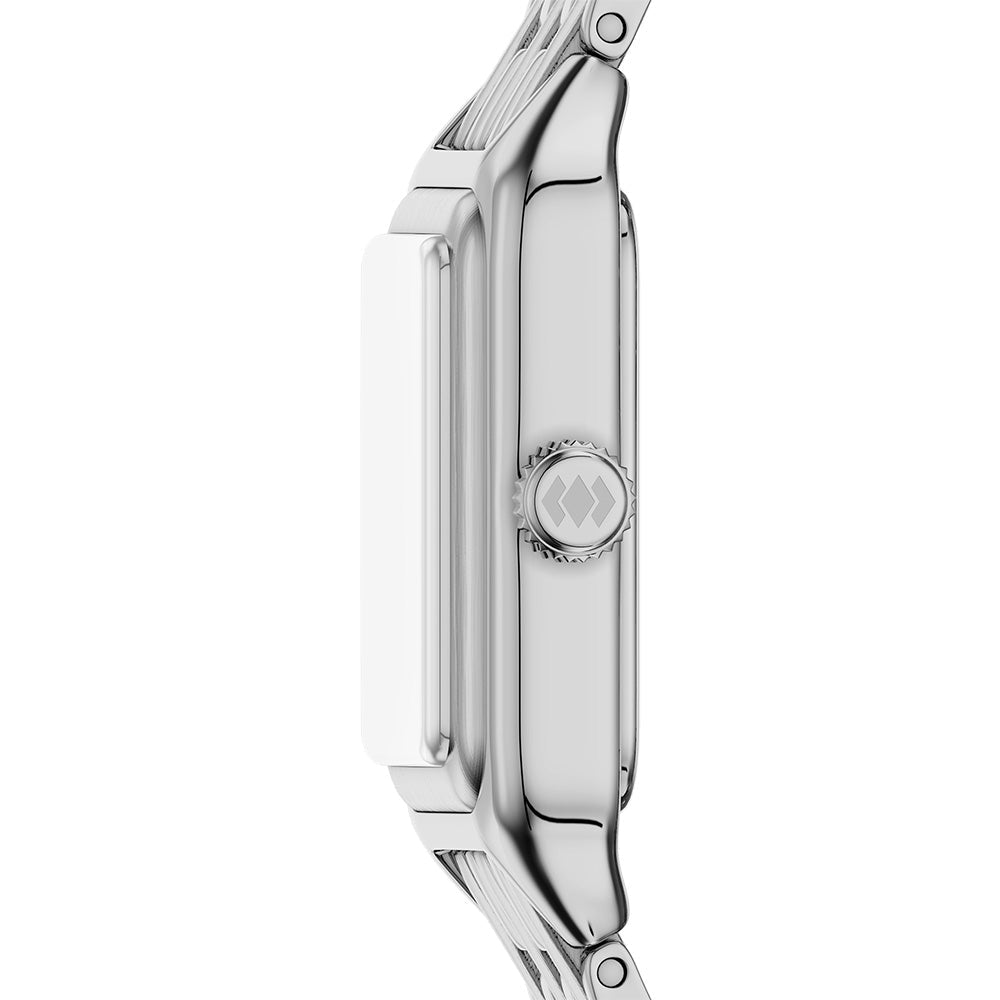 Fossil Raquel White Dial and Steel Bracelet 18mm Women's Watch | ES5469 | TIME Watches