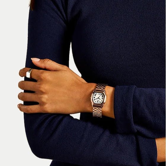 Fossil Rose Gold - tone Harlow women's watch | ES5386 | Time Watch Specialists