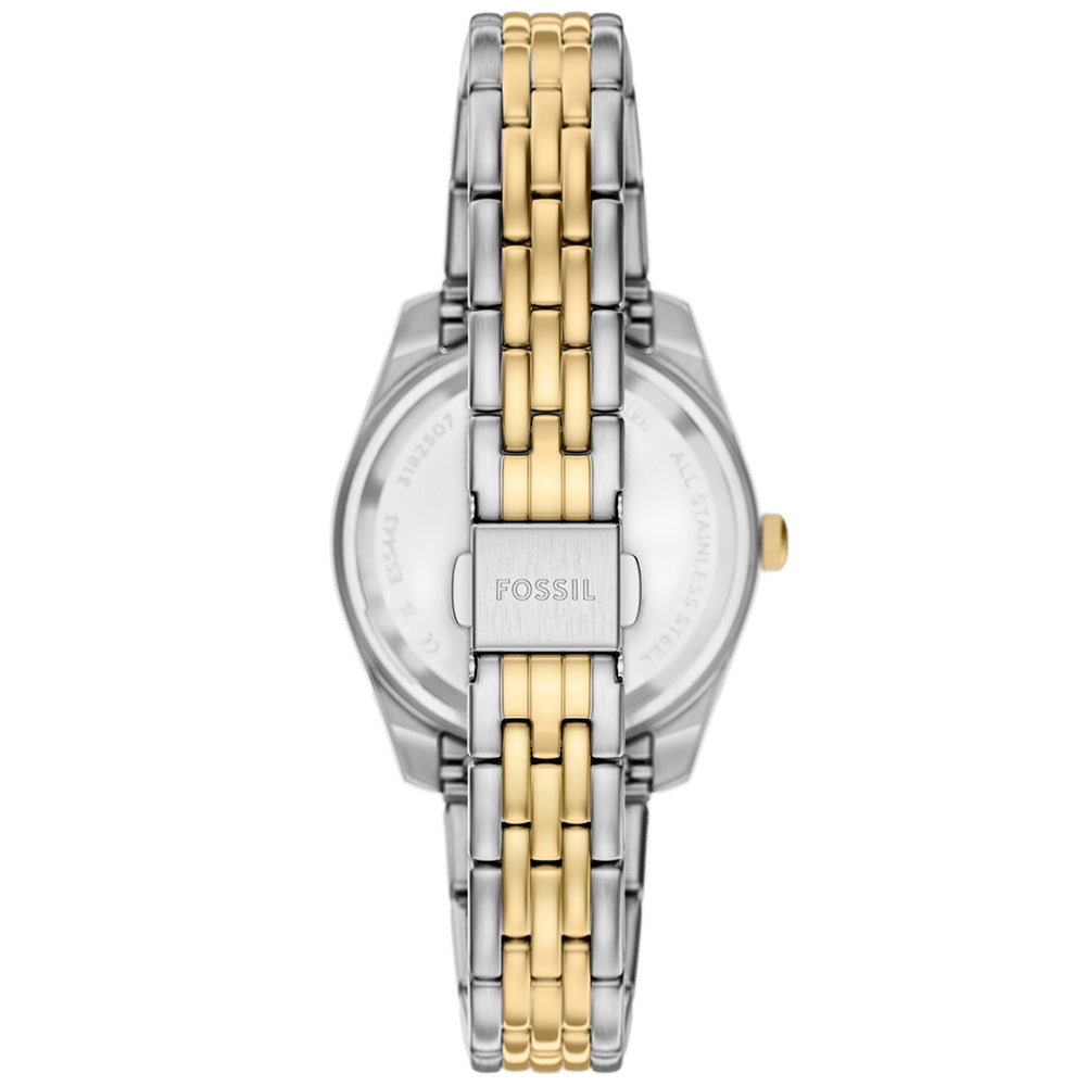 Fossil Scarlette Blue Dial and Gold Steel Bracelet 33mm Women's Watch | ES5443 | TIME Watches