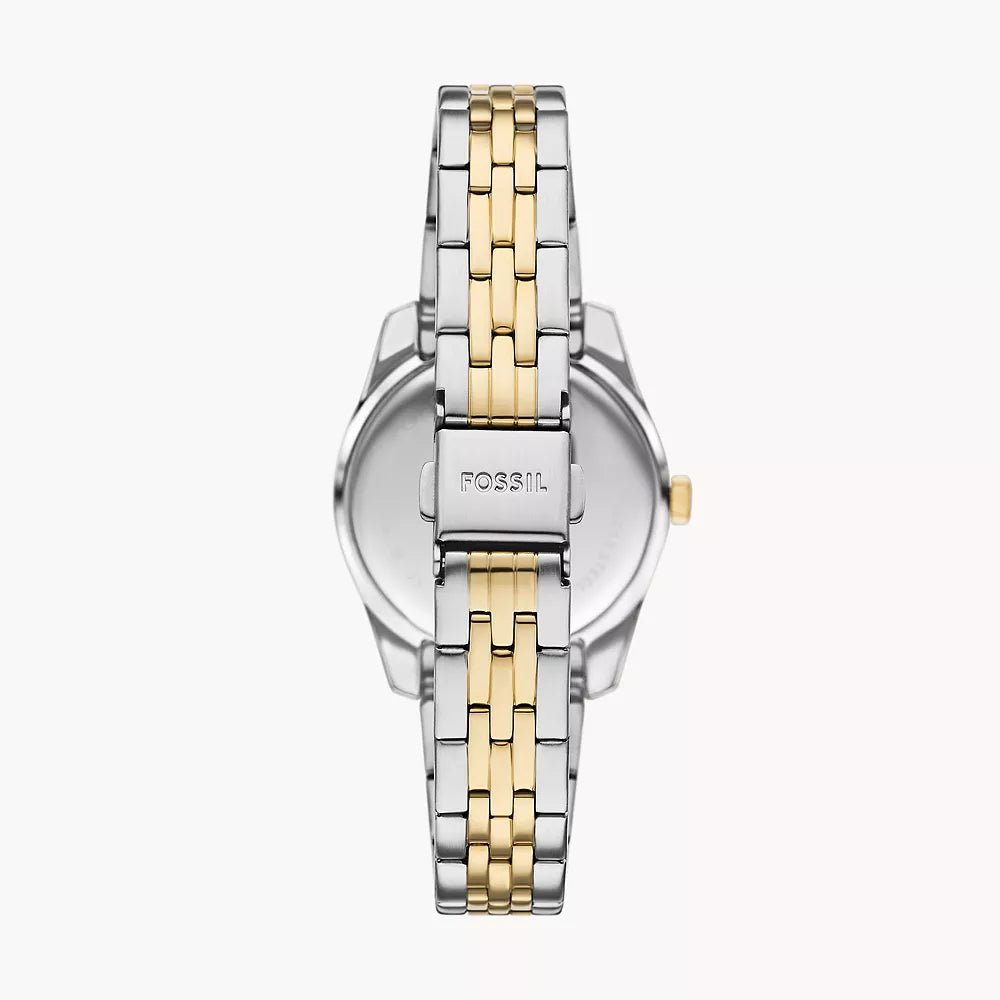 Fossil Scarlette Two - Tone Stainless Steel Women's Watch | ES5388 | Time Watch Specialists