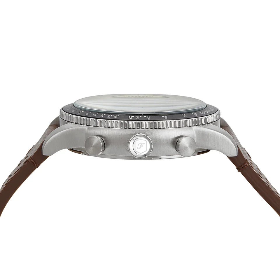 Fossil Sport Tourer Chronograph Brown LiteHide™ Leather Men's Watch | FS6042 | TIME Watches