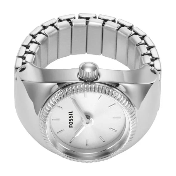Fossil Two-Hand Stainless Steel Women's Ring Watch | ES5245 | Time Watch Specialists
