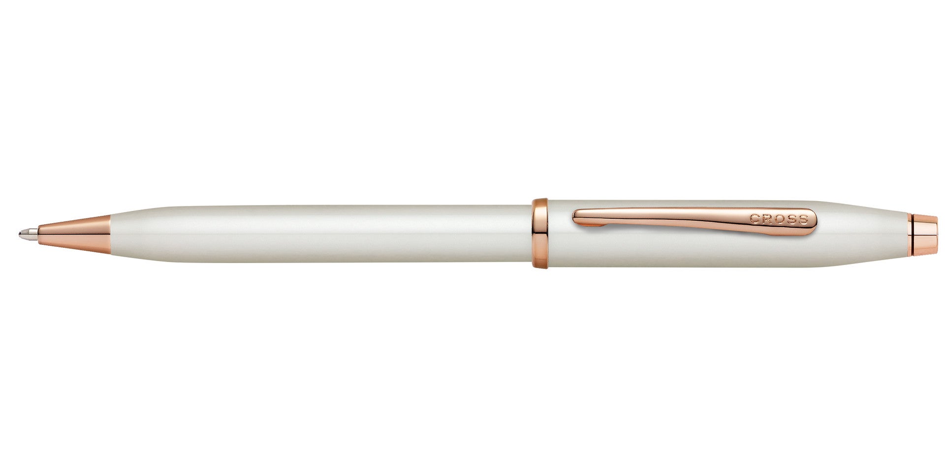 CROSS Century II Pearlescent White Lacquer Ballpoint Pen | AT0082WG-113