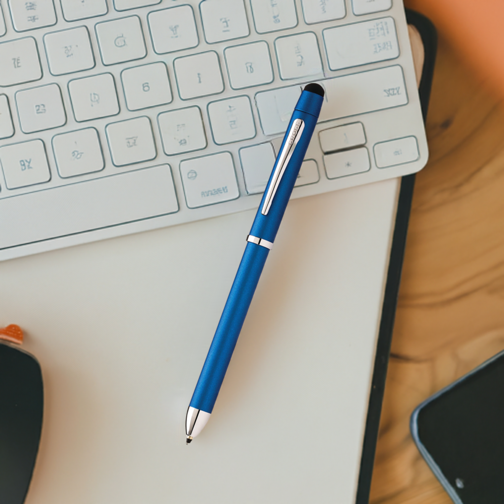 CROSS Tech3+ Metallic Blue Multifunction Pen | AT0090-8