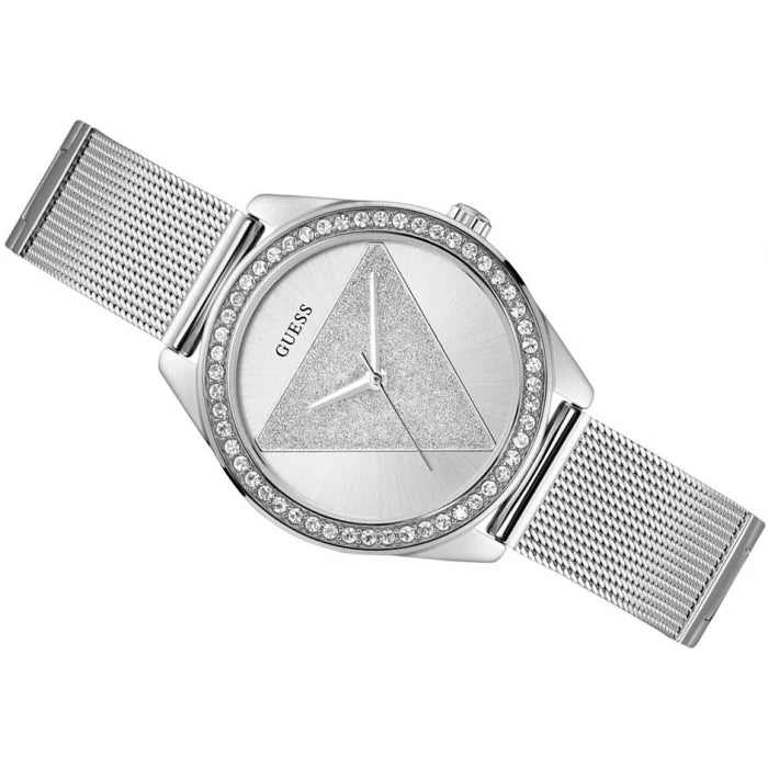 Guess Ladies Silver Stainless steel Women's Watch | W1142L1 | Time Watch Specialists