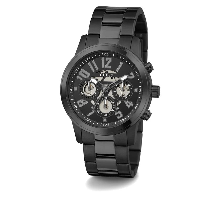 Guess Parker Black Tone Multi - Function Men's Watch | GW0627G3 | Time Watch Specialists