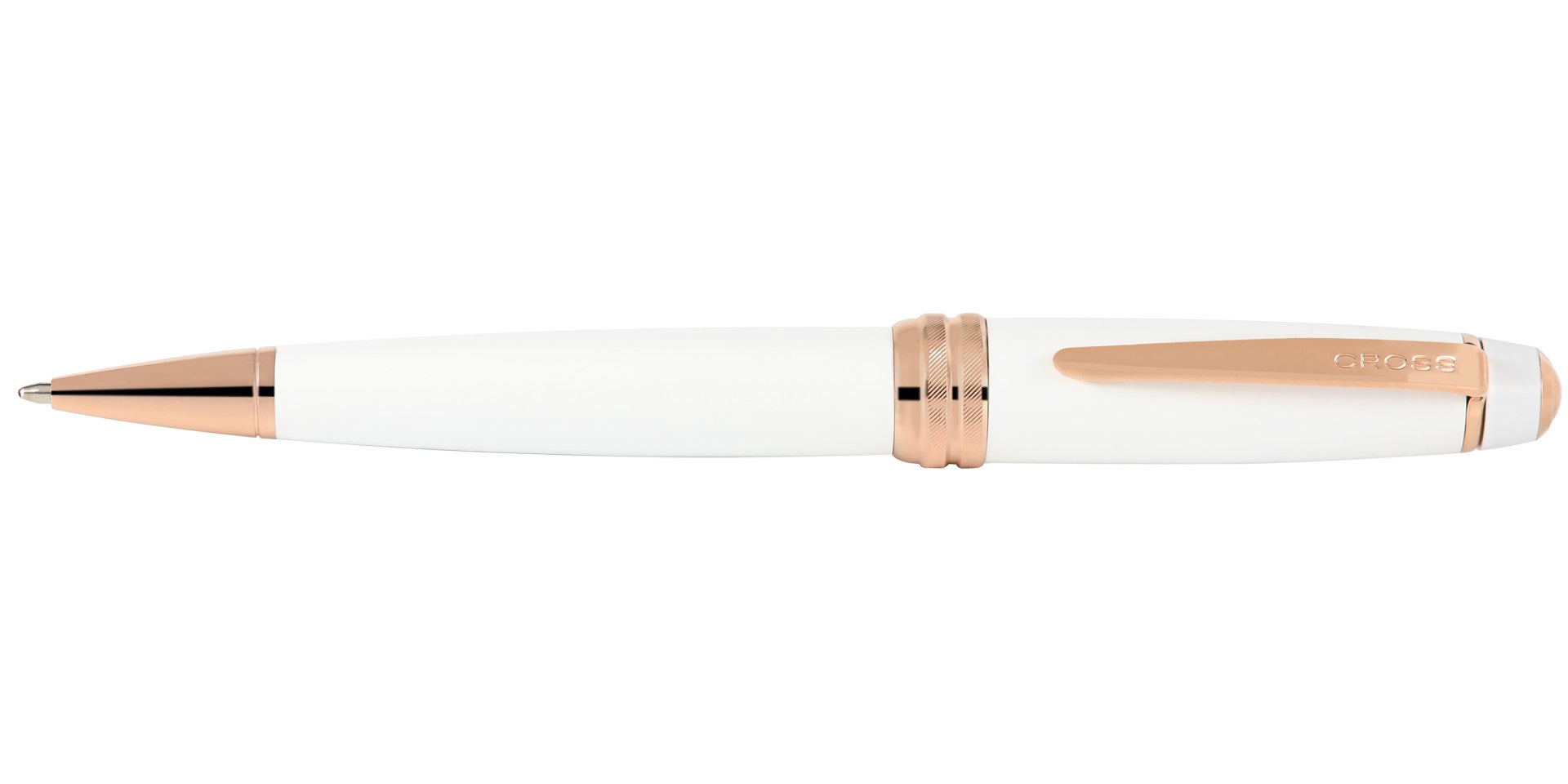 CROSS Bailey Pearlescent White Lacquer Ballpoint Pen | AT0452-22