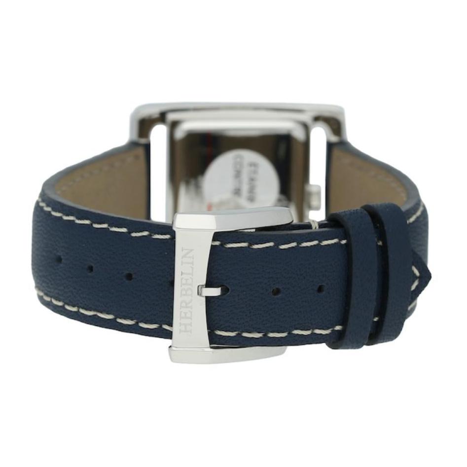 HERBELIN 5th Avenue Silver Dial and White Leather 26mm Women's Watch | 17137/11BL | TIME Watches
