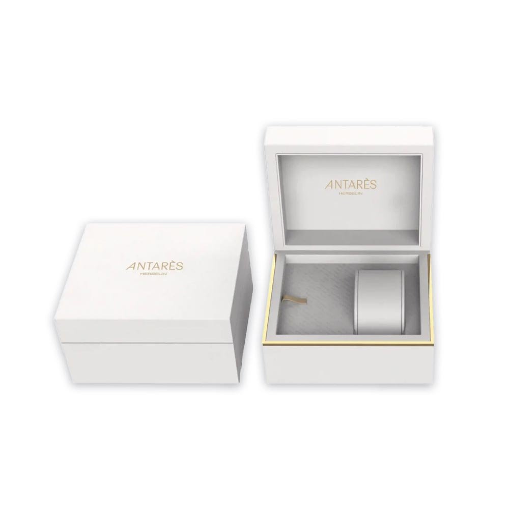 HERBELIN Antarès Rectangle Case Gold and Mother of Pearl Women's Watch | H17444P09 | TIME Watches