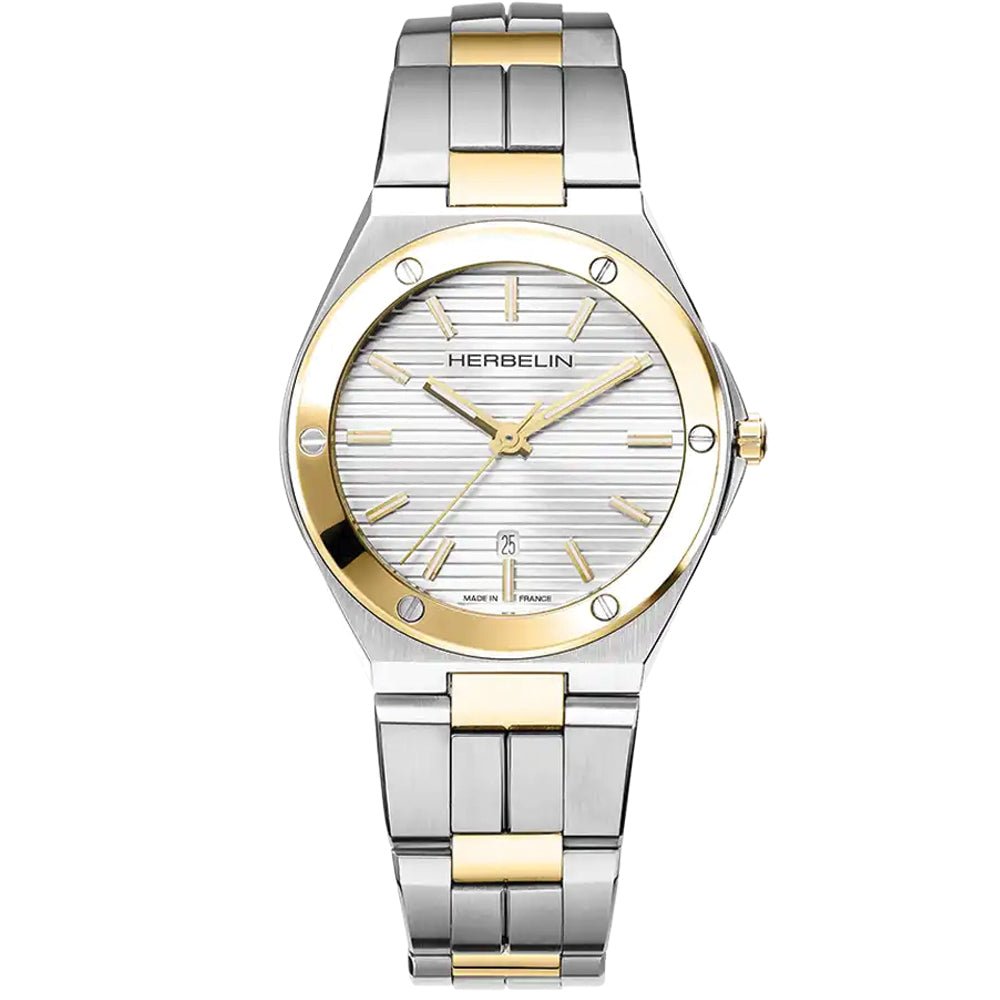 HERBELIN Cap Camarat Quartz Bicolor 33mm Women's Watch | 14545BT11N | TIME Watches