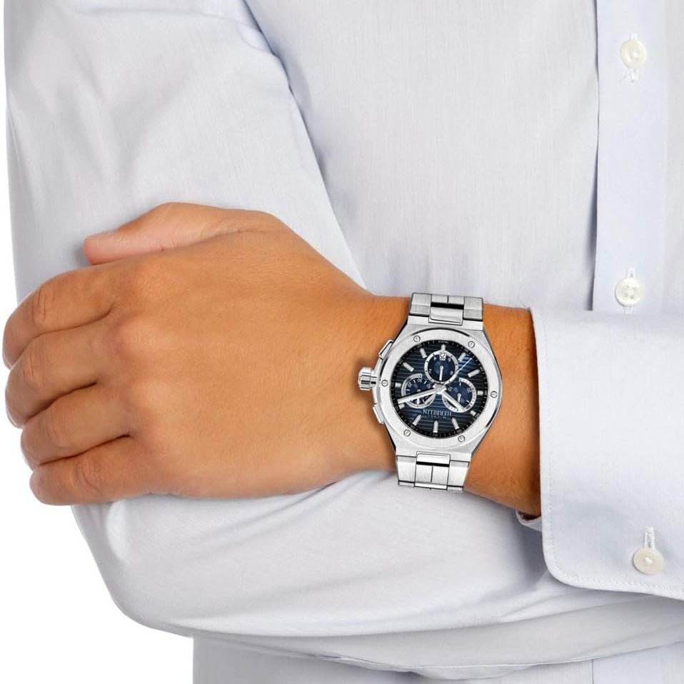 Herbelin Cap Camarat Stainless Steel Men's Watch | 37645/B15 | Time Watch Specialists