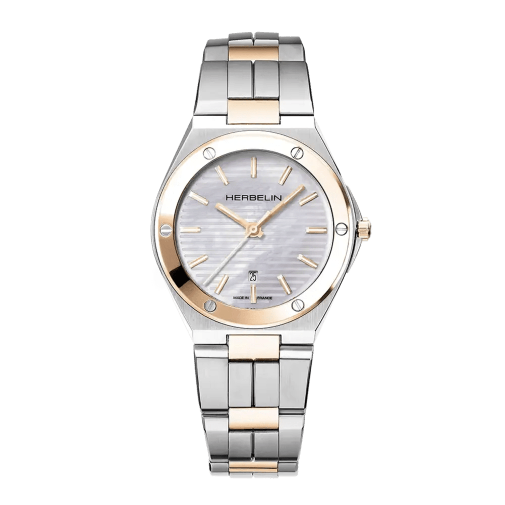 Herbelin Cap Camarat Two - Tone Woman's Watch | 14545BTR19 | Time Watch Specialists