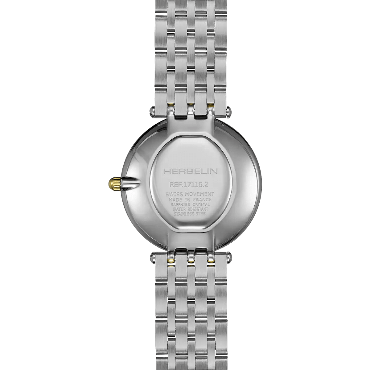 HERBELIN EPSILON – QUARTZ – MOTHER - OF - PEARL STEEL / GOLD PVD Women's Watch | 17116BT19 | TIME Watches