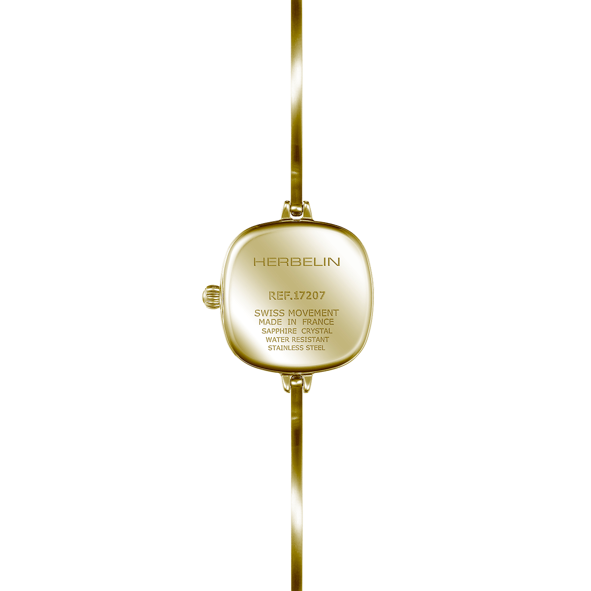 HERBELIN Fil Quartz Yellow and White Gold 24mm Women's Watch | 17207/BP11 | TIME Watches
