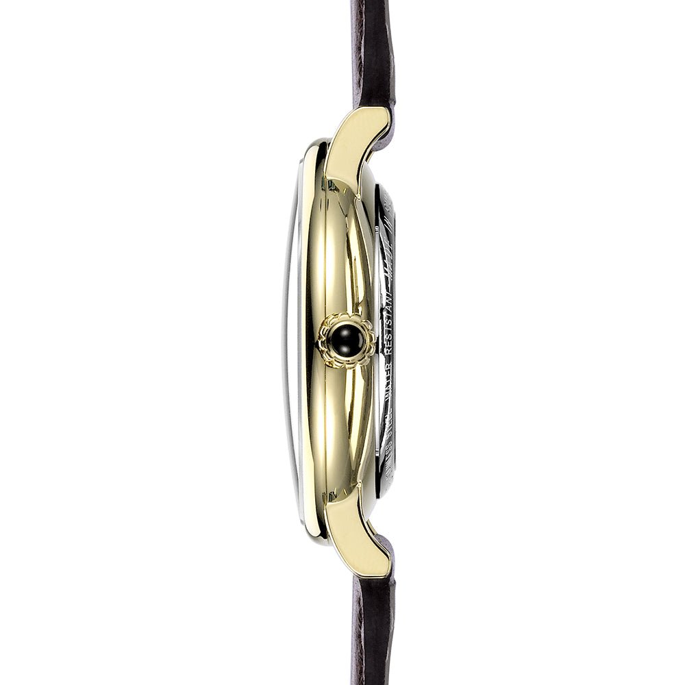HERBELIN Inspiration Automatic White and Brown Leather 40mm Unisex Watch | 1647/P11MA | TIME Watches