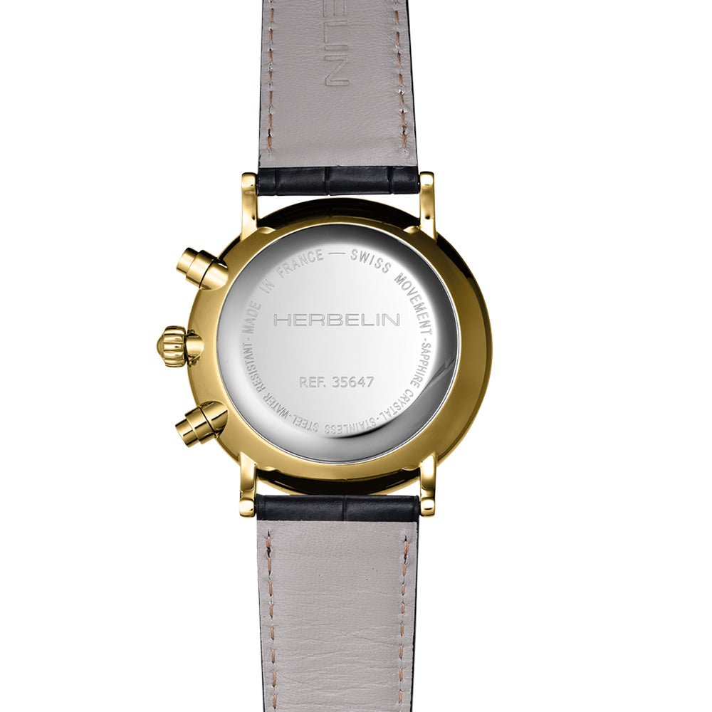 Herbelin Inspiration Chronograph Quartz Men's Watch | 35647P15 | Time Watch Specialists