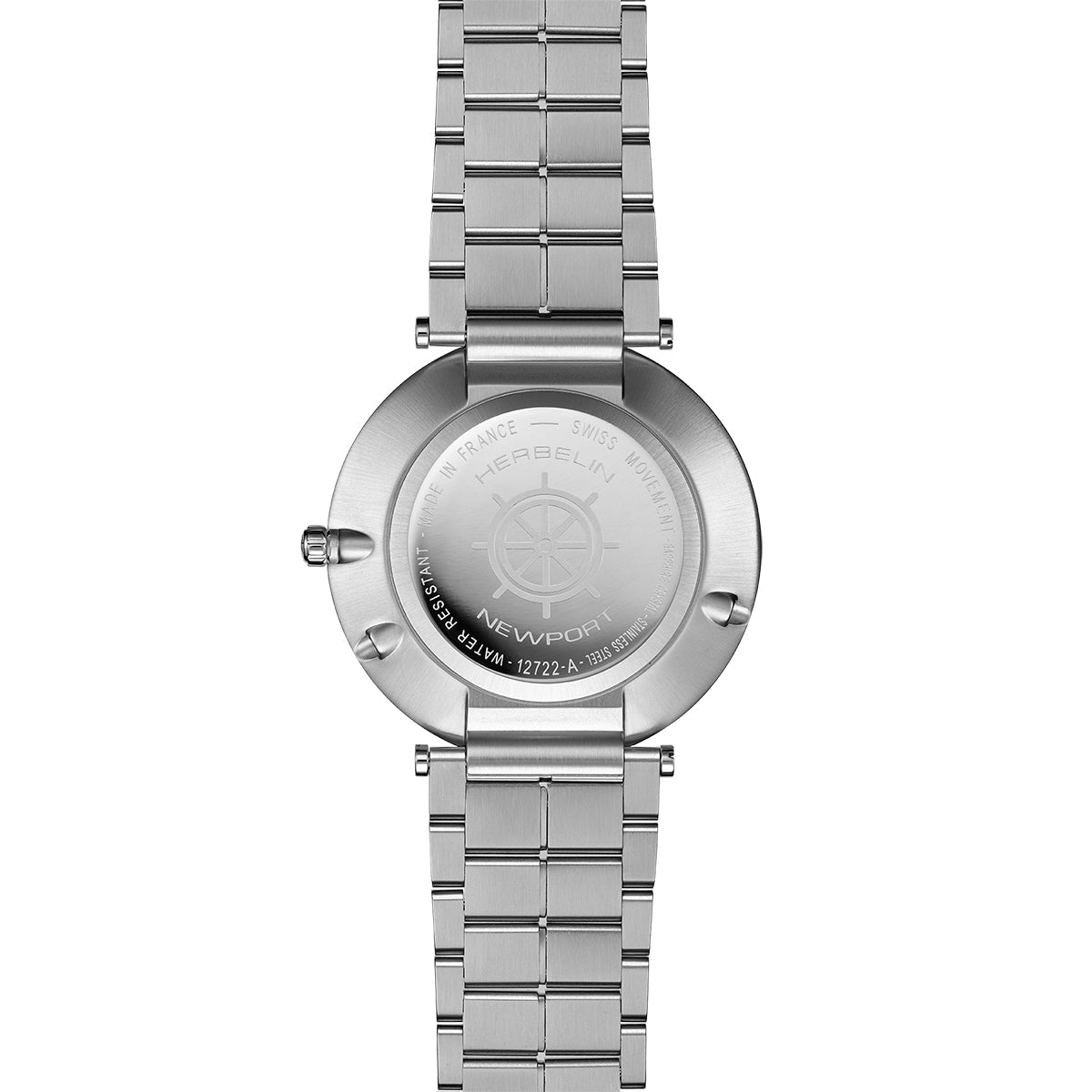 HERBELIN Newport Slim Moon Phase Steel 42mm Men's Watch | 12722B25 | TIME Watches