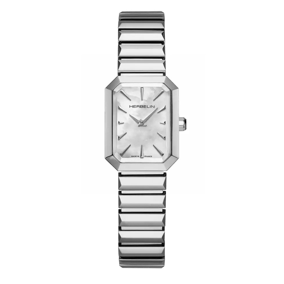 HERBELIN Octogone Quartz White Mother of Pearl 26mm Women's Watch | 17556B19 | TIME Watches
