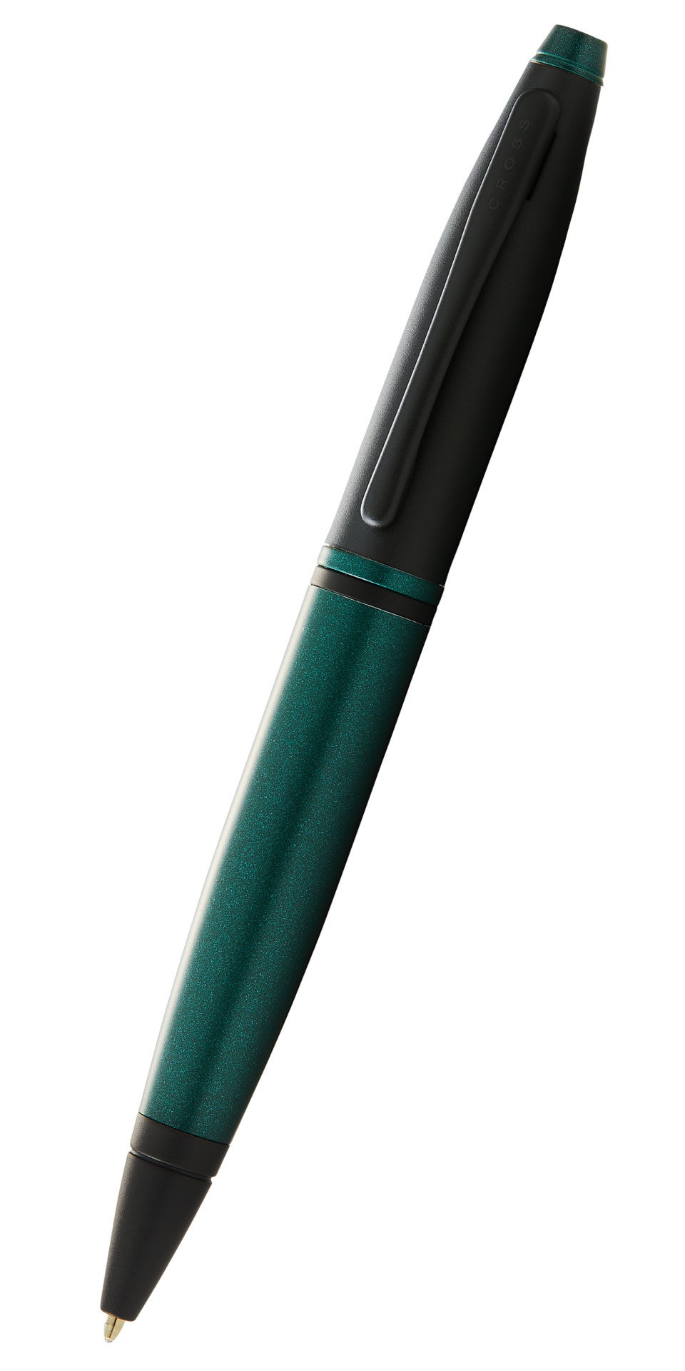 CROSS Calais Matte Green and Black Lacquer Ballpoint Pen | AT0112-25