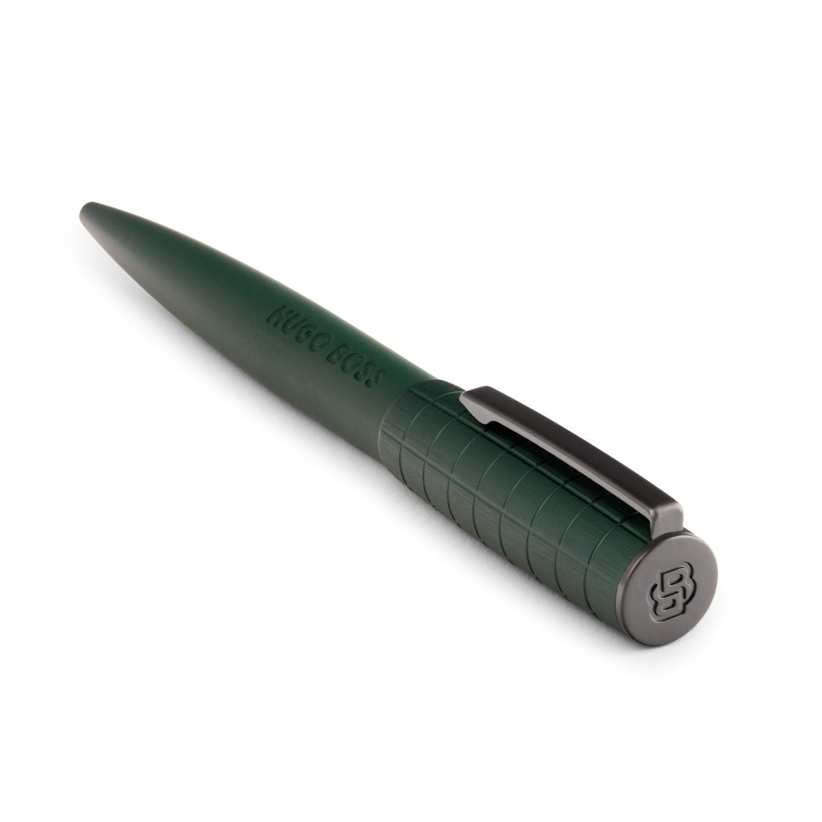 HUGO BOSS Arche Bauhaus Dark Green Ballpoint Pen | HSK5744T | TIME Watches