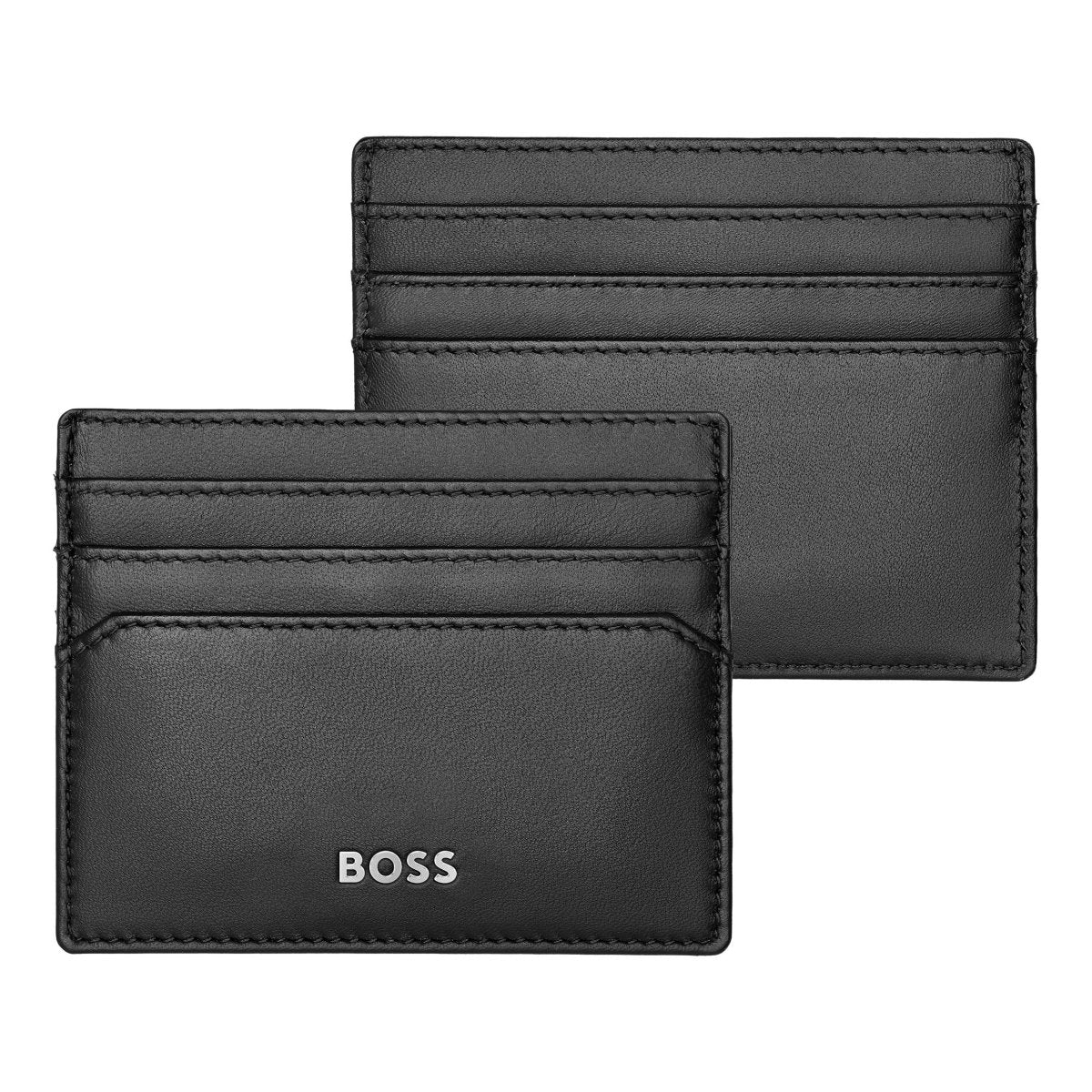 HUGO BOSS Classic Smooth Black Card Holder | HLC403A | TIME Watches