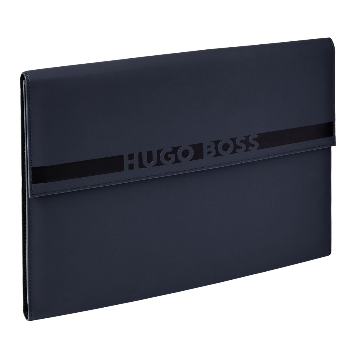 HUGO BOSS Conference Pinstripe Black A5 Folder | HDF309N | TIME Watches