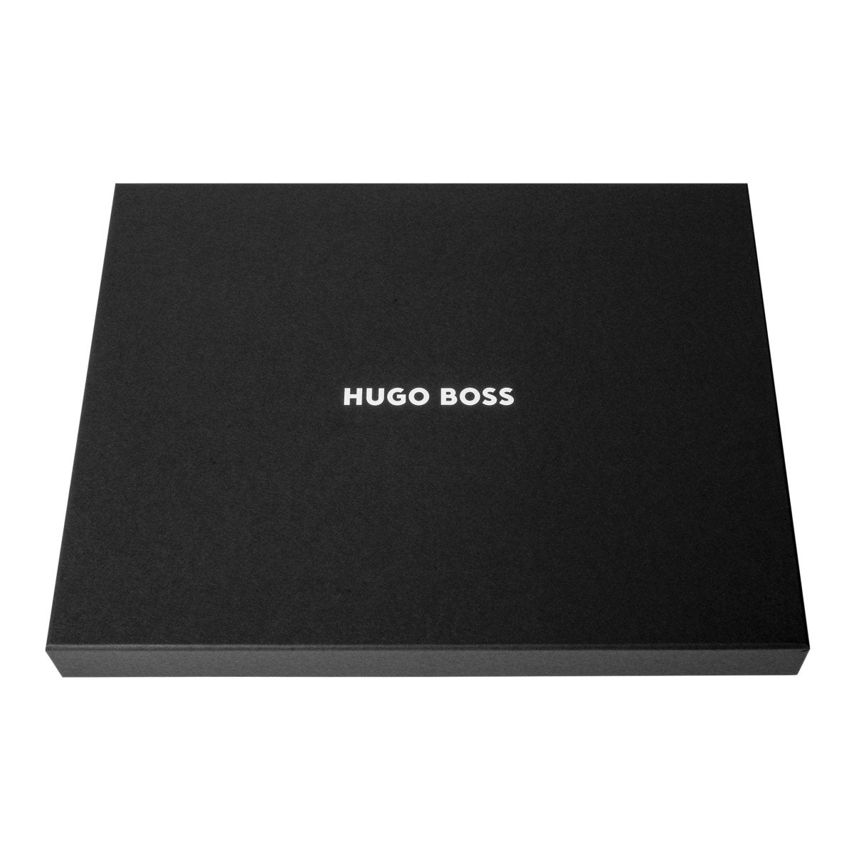 HUGO BOSS Conference Pinstripe Black A5 Folder | HDF309N | TIME Watches