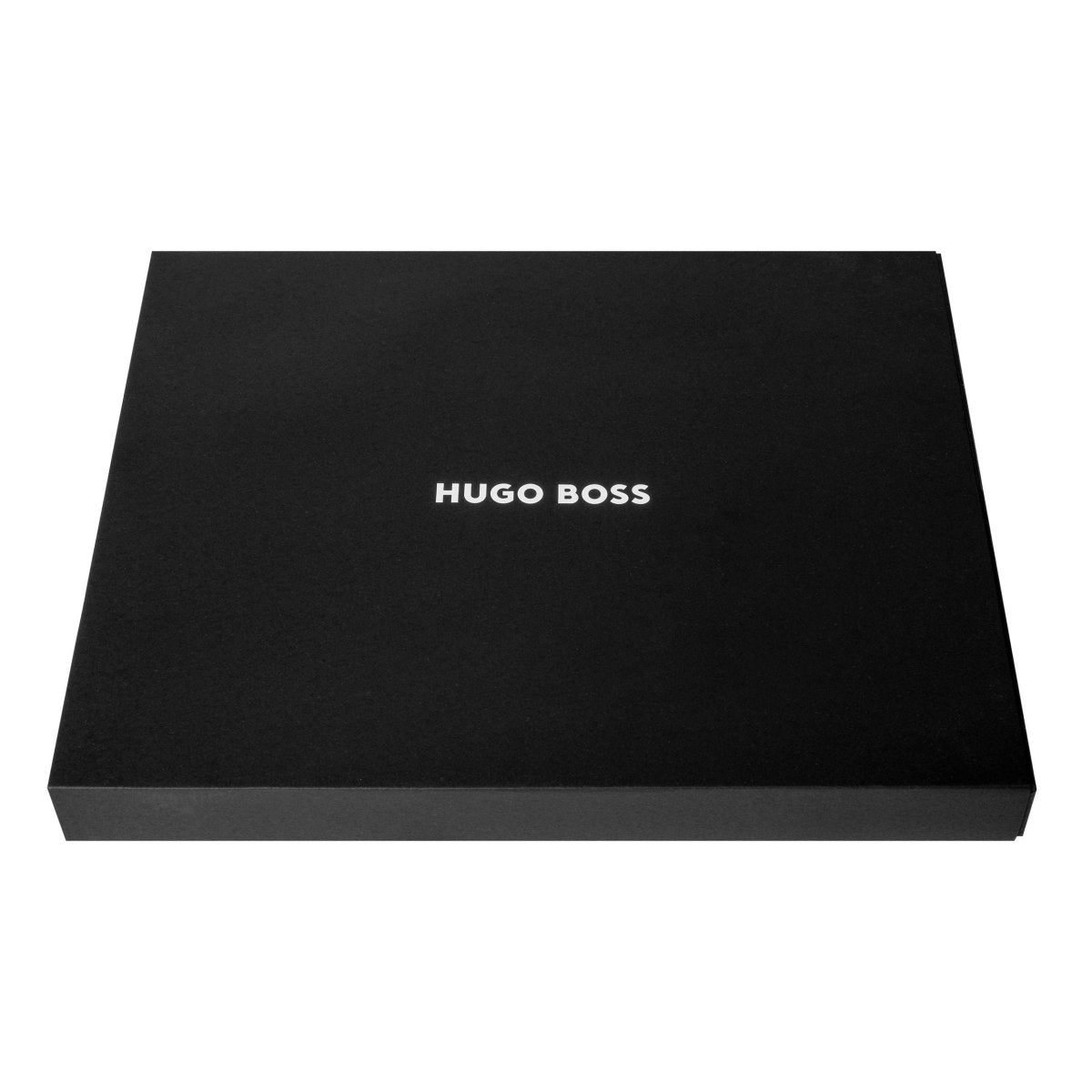 HUGO BOSS Conference Pinstripe Black A5 Folder | HDF309N | TIME Watches