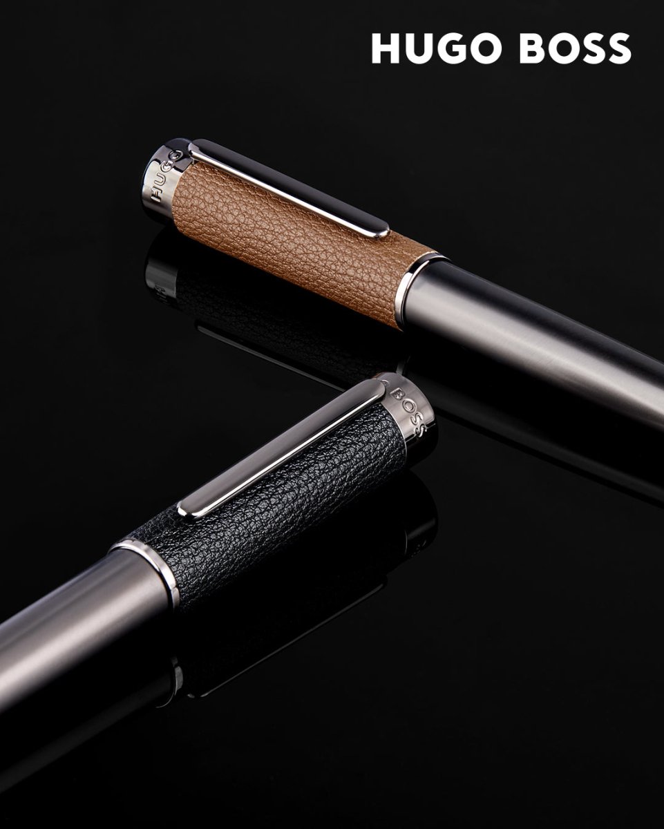 HUGO BOSS Corium Black Fountain Pen | HSU3892A | TIME Watches