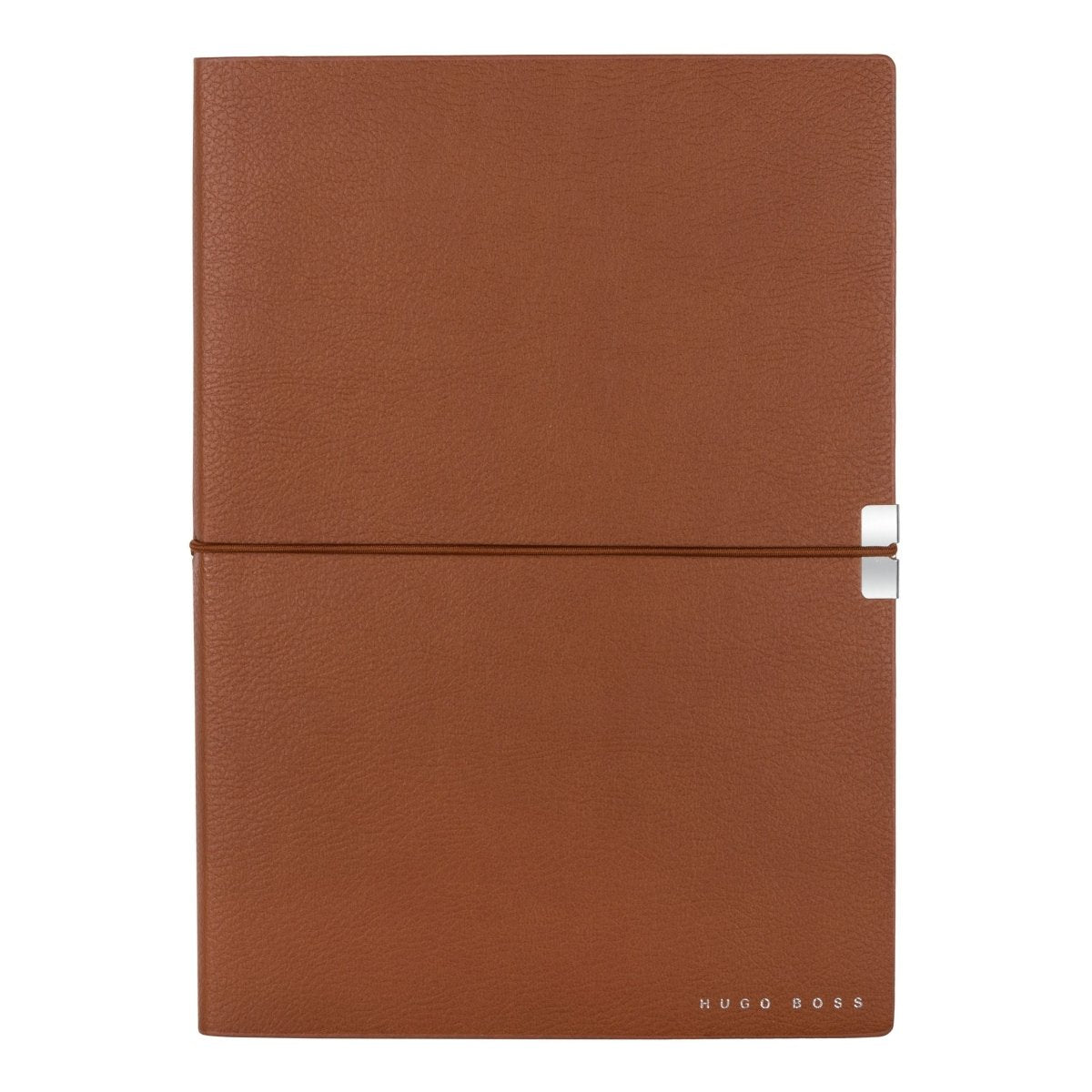 HUGO BOSS Elegance Camel Plain A5 Notebook | HNH124ZP | TIME Watches
