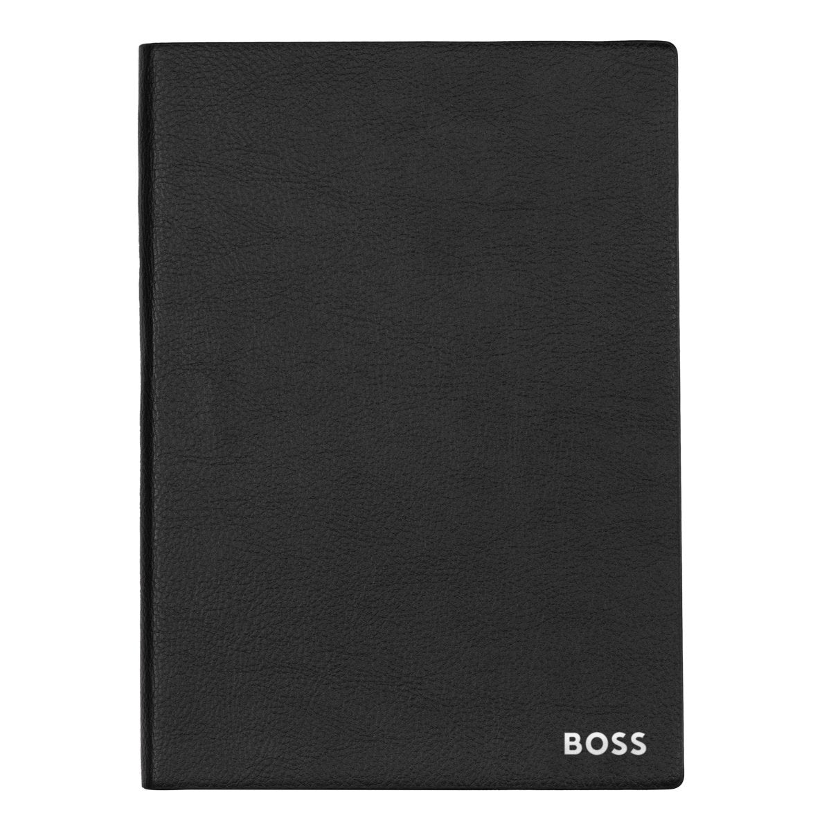 HUGO BOSS Essential Black Plain A5 Notebook | HNH121AP | TIME Watches